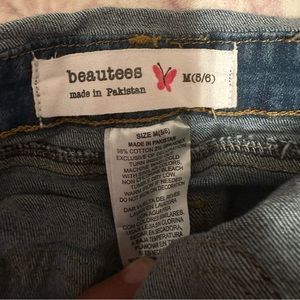 Girls Jean overall dress